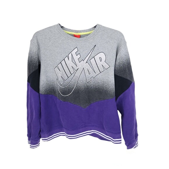 Nike Air Sweatshirt Mens XXL Vintage Pullover Graphic Logo Crew Neck Cotton - Picture 1 of 9